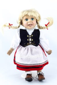 Porzellanpuppe 35cm Bärbelchen