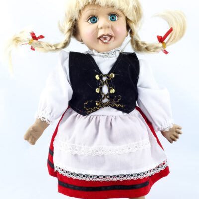 Porzellanpuppe 35cm Bärbelchen