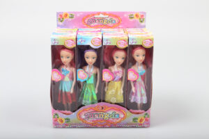 Puppe mit Kleid 15cm